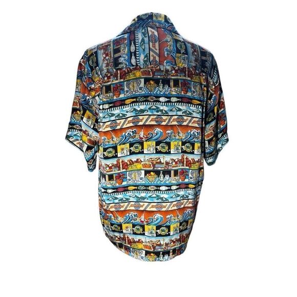 Rare 1992 Nicole Miller Perrier Silk Top Sz Small - Picture 7 of 10